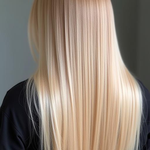 Stunning blonde balayage hair color.